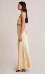 Carrie Halter Maxi in Yellow - Bec + Bridge