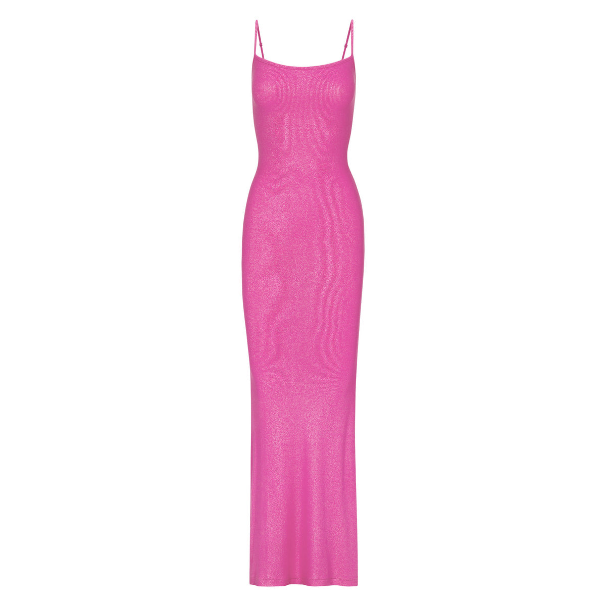 Soft Lounge Shimmer Slip Dress in Fuchsia - SKIMS
