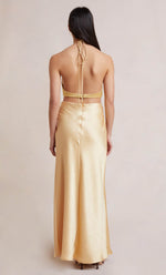 Load image into Gallery viewer, Carrie Halter Maxi in Yellow - Bec + Bridge
