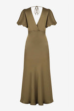 Load image into Gallery viewer, Uma Dress in Khaki - RUBY
