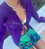 Load image into Gallery viewer, Aphrodite Blouse - Rat &amp; Boa

