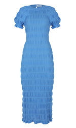 Load image into Gallery viewer, Mirella T-Shirt Dress in Capri - RUBY

