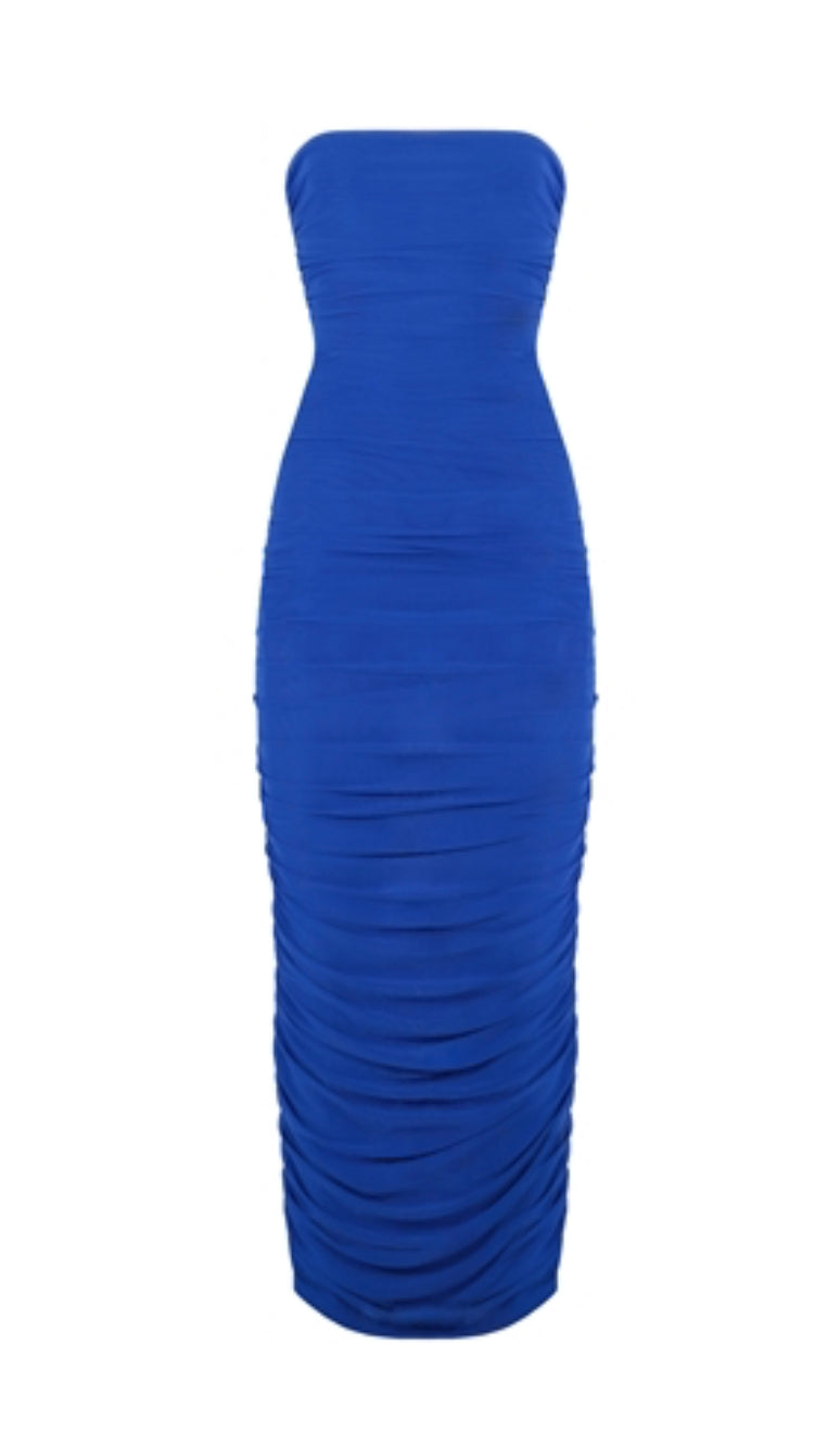 Ginni Mesh Dress in Electric