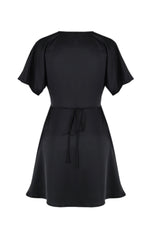 Load image into Gallery viewer, Bettina Satin Mini in Black - RUBY
