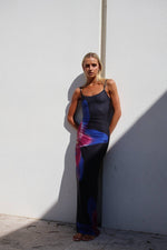 Load image into Gallery viewer, Midnight Lily Floral Slip Dress (6) - With Harper Lu
