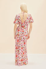 Load image into Gallery viewer, Allegra Silk Dress in Pansy - RUBY
