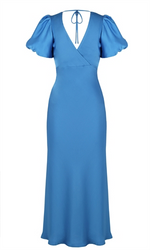 Load image into Gallery viewer, Uma Dress in Cerulean - RUBY
