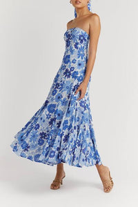 Lori Bloom Linen Panel Dress - DISSH