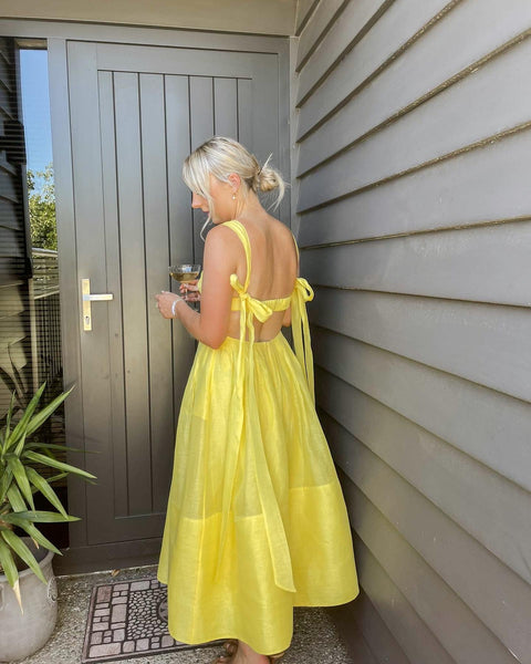 Botanica Bralette Gown in Sunshine - Zimmermann – Love it Loan it