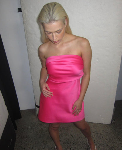 Cher Satin Mini Dress