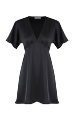 Load image into Gallery viewer, Bettina Satin Mini in Black - RUBY
