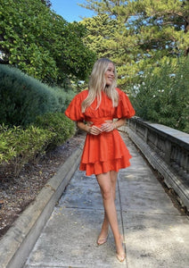 Gracious Cut-Out Mini in Saffron - Aje