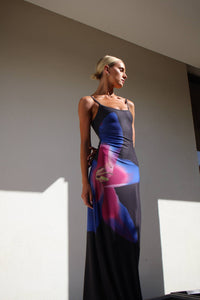 Midnight Lily Floral Slip Dress (6) - With Harper Lu