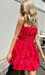 Load image into Gallery viewer, Hybrid Sleeveless Mini in Scarlett - Aje
