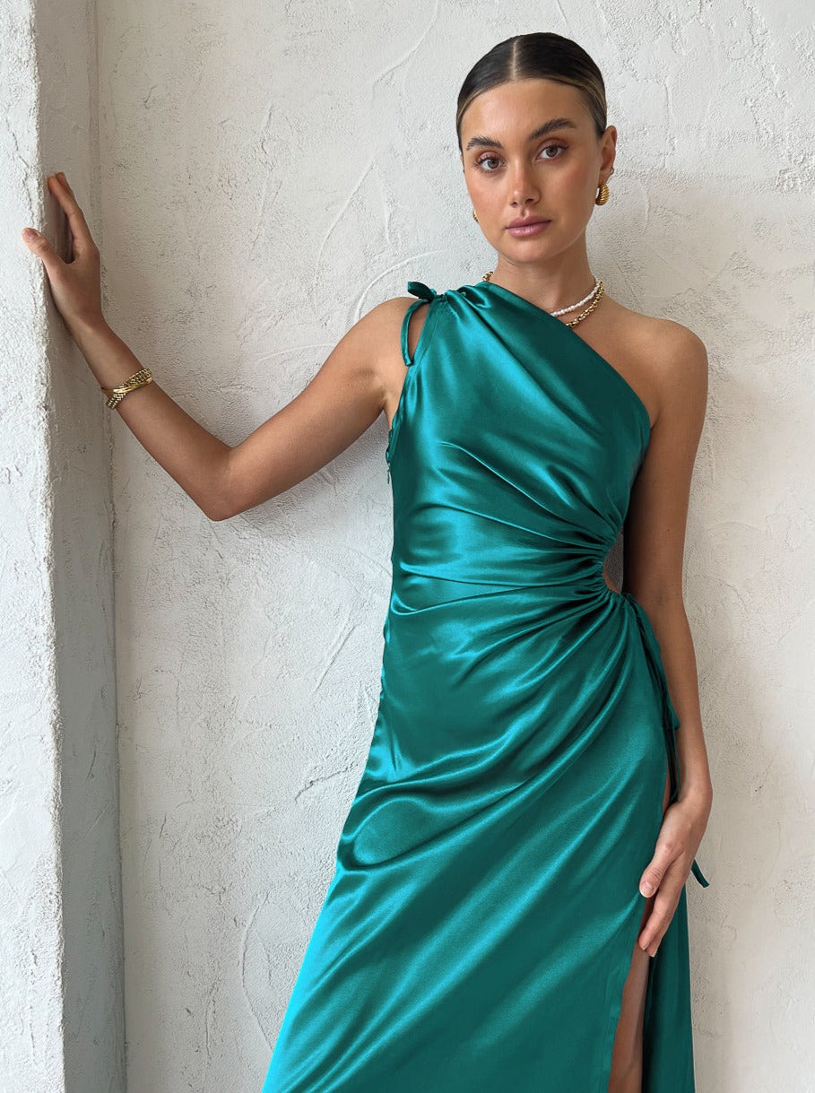 Nour Dress in Emerald