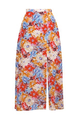 Load image into Gallery viewer, Lucy Silk Bandeau + Skirt in Blossom - RUBY
