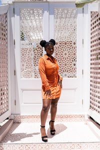 Andy Dress in Maple - With Jean