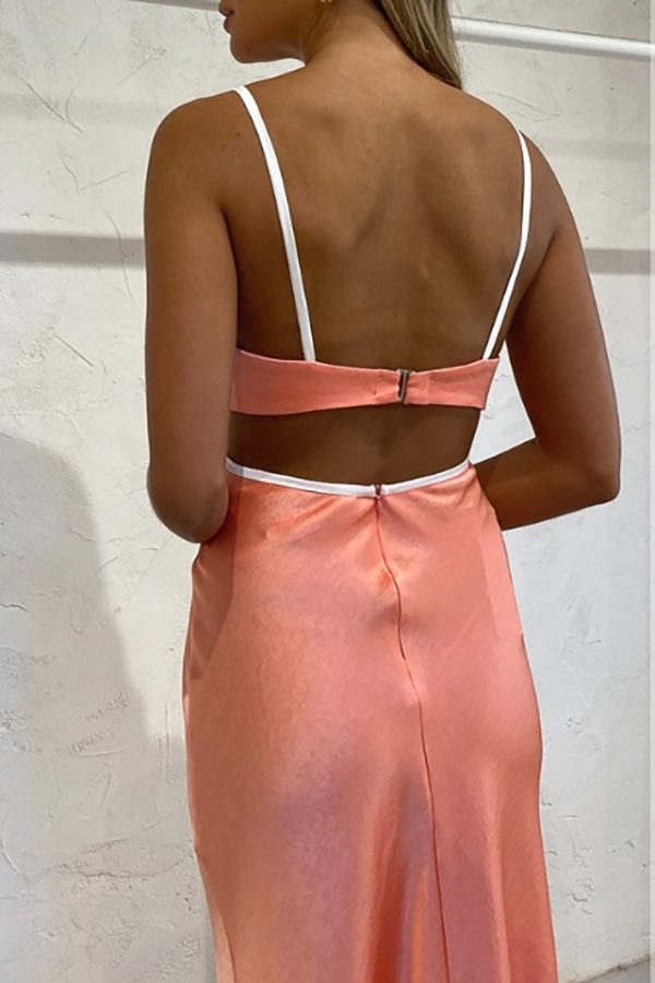 Veronique Maxi Dress in Coral - Bec + Bridge