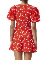 Load image into Gallery viewer, White Daisy Wrap Dress - Bec + Bridge
