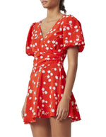 Load image into Gallery viewer, White Daisy Wrap Dress - Bec + Bridge
